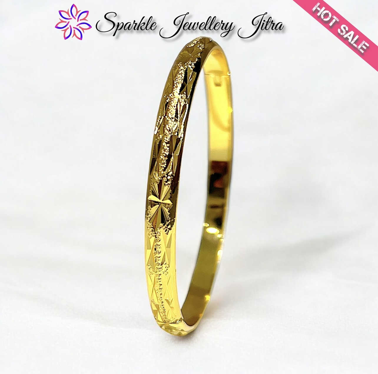 BANGLE SOLID LEBAR 0.5 CM