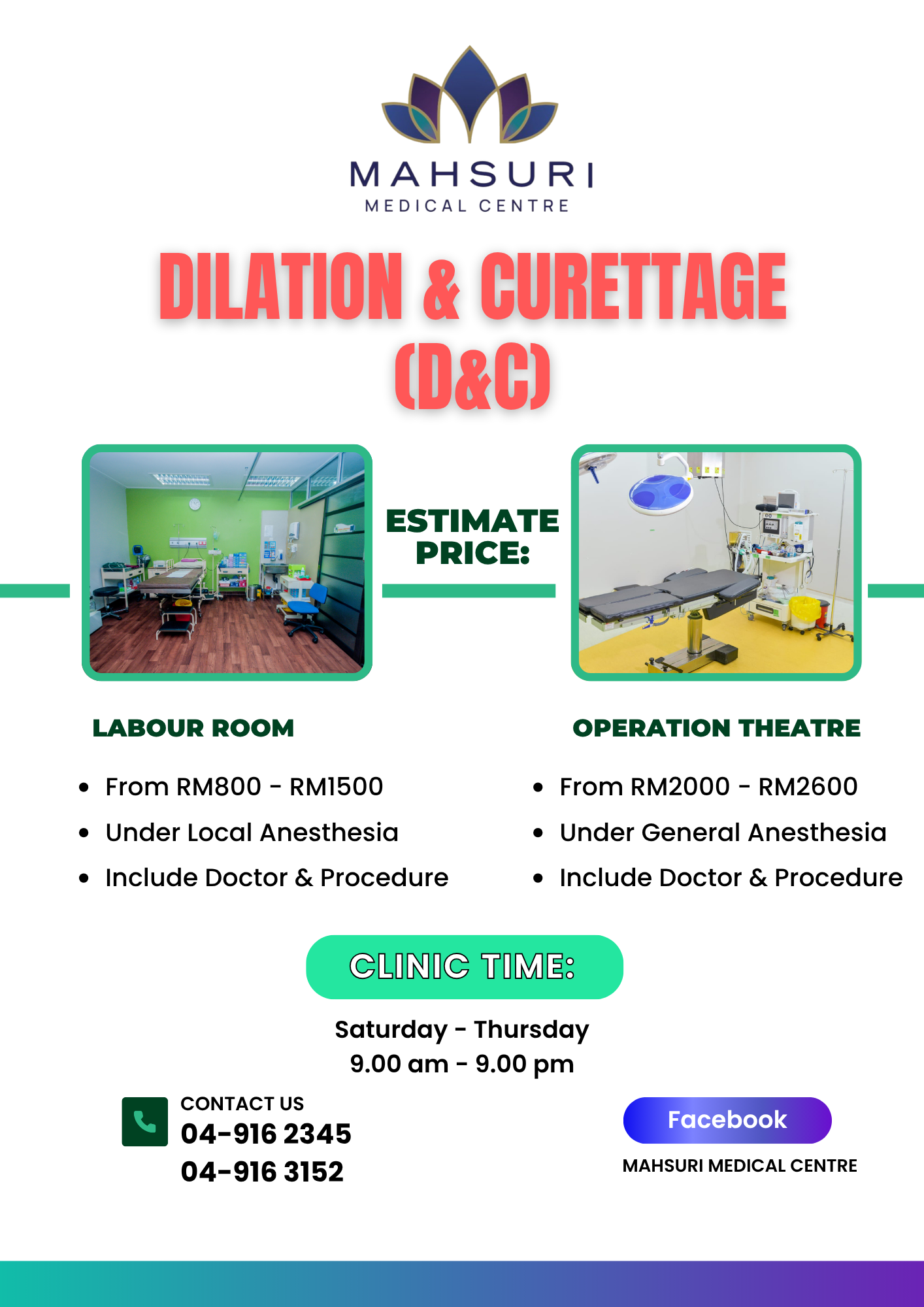 DILATION & CURETTAGE (D&C)
