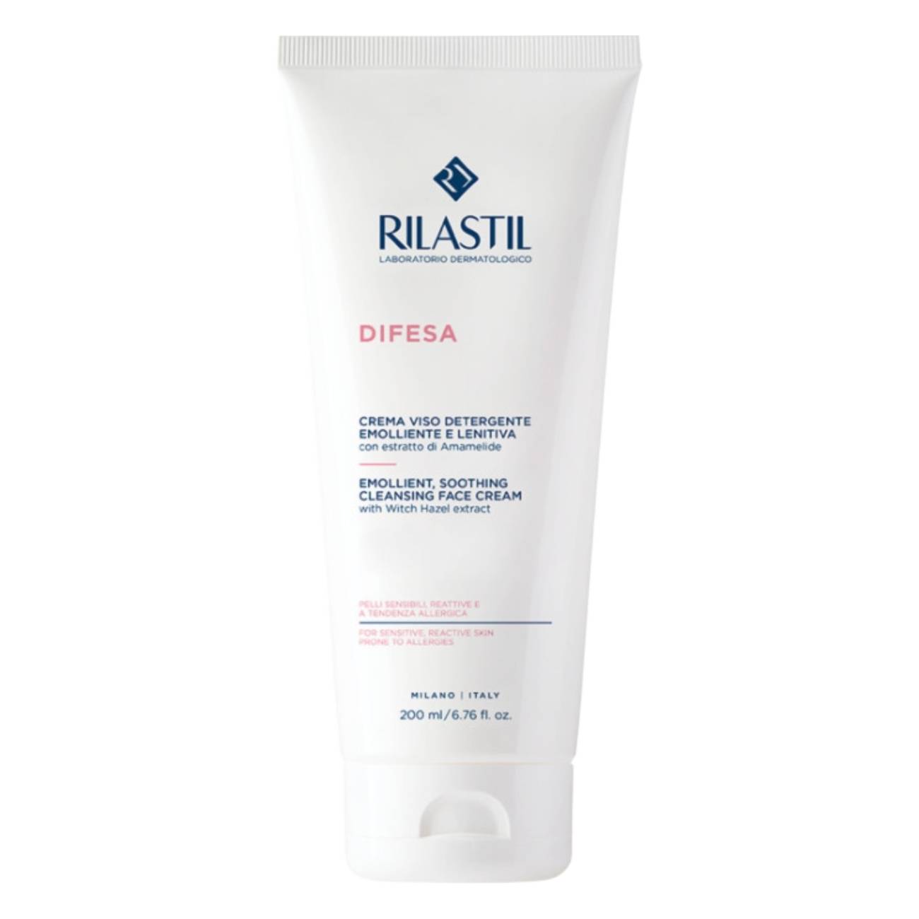 RILASTIL DIFESA EMOLLIENT SOOTHING CLEANSING FACE CREAM 200ML