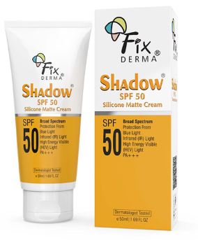 FIXDERMA SHADOW SPF 50 SIL. MATTE CREAM 50GM