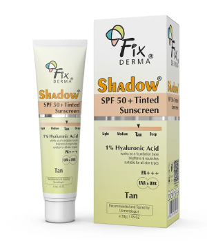 FIXDERMA SHADOW SPF 50+ TINTED SUNSCREEN 30GM